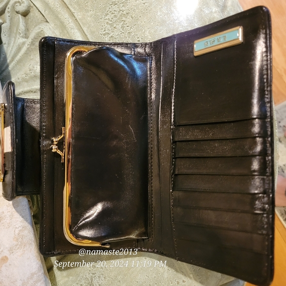 L.A.M.B. by Gwen Stefani Vachetta Leather Clutch-Wallet Designer Celebrity #50 - Picture 11 of 17